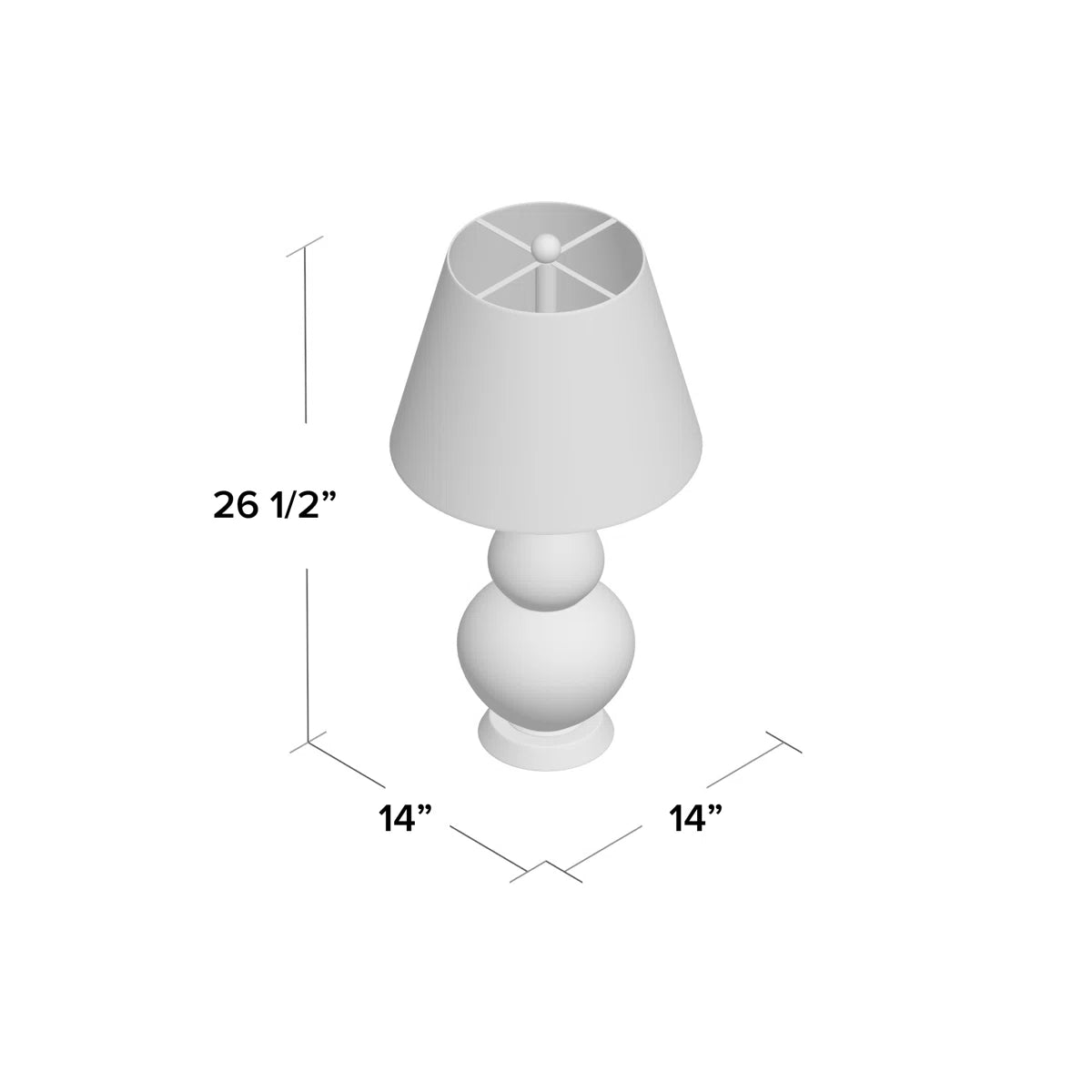 Moriarty Ceramic Table Lamp (Set of 2)